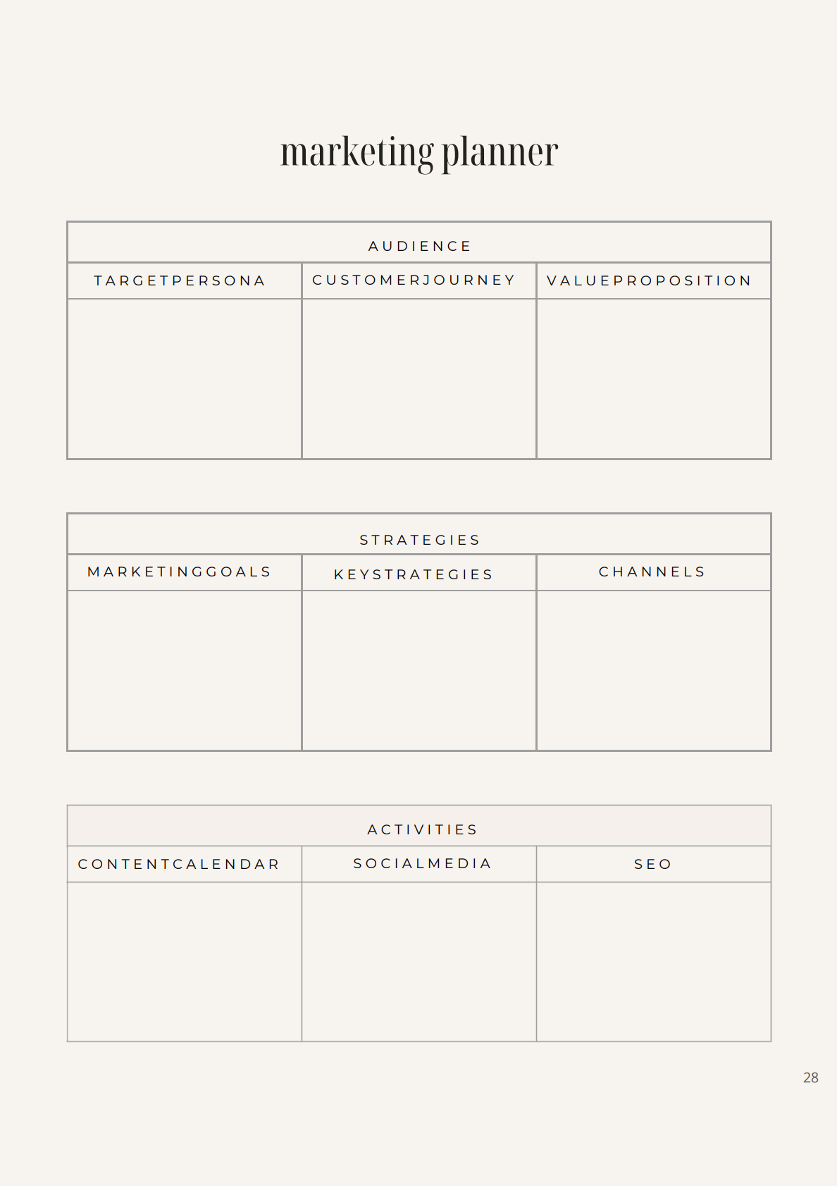 Zestaw 2 Plannerów Business + Social media
