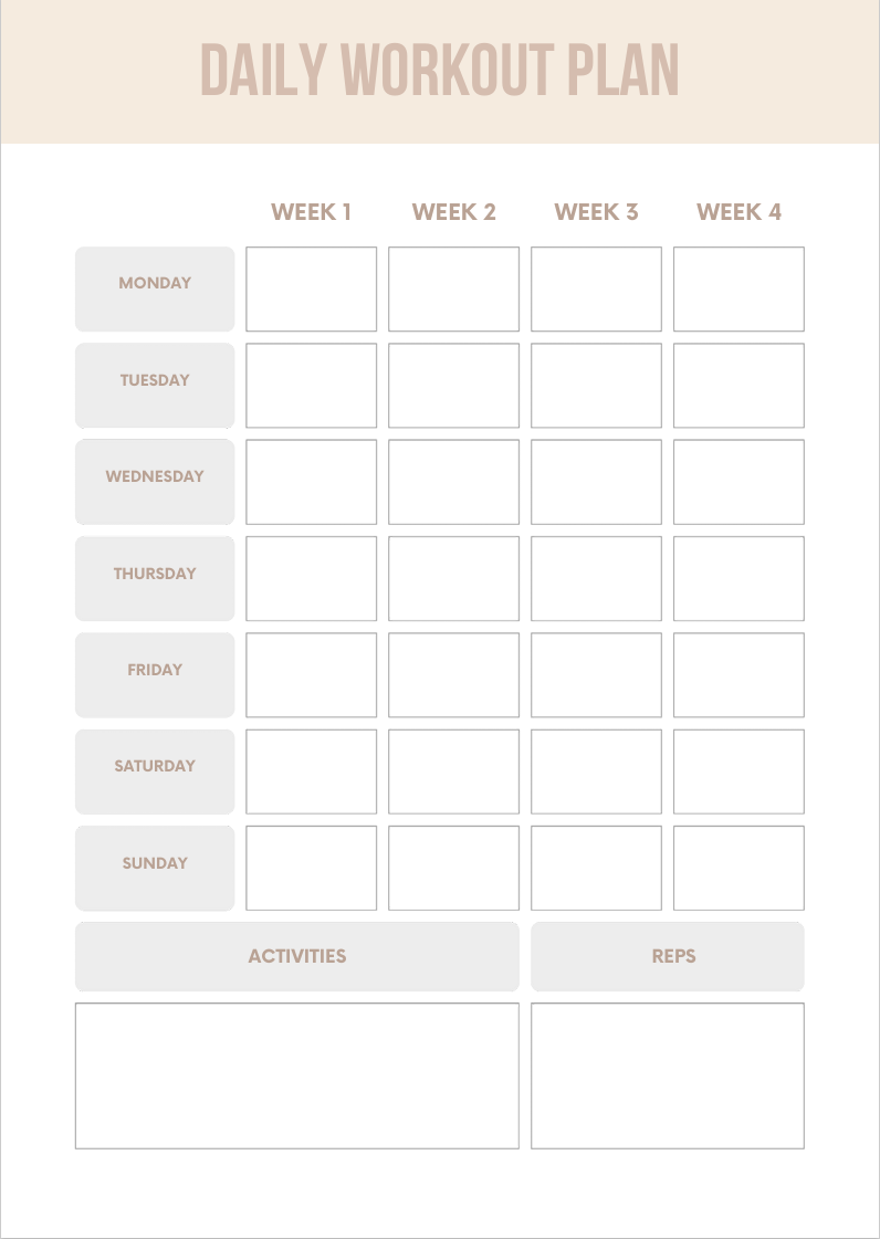 Planner Fitness