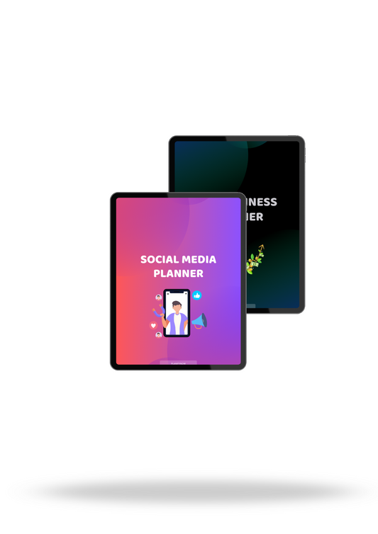 Zestaw 2 Plannerów Business + Social media