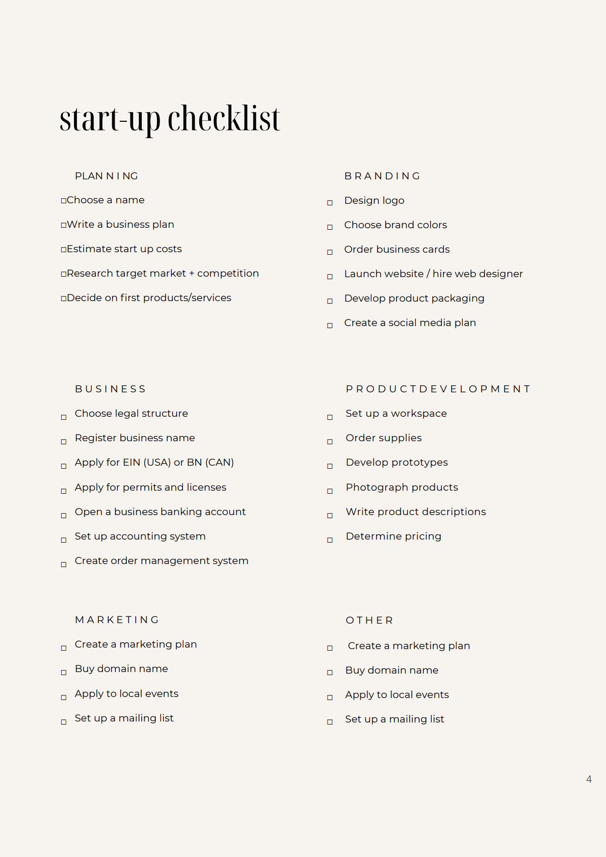 Planner Business