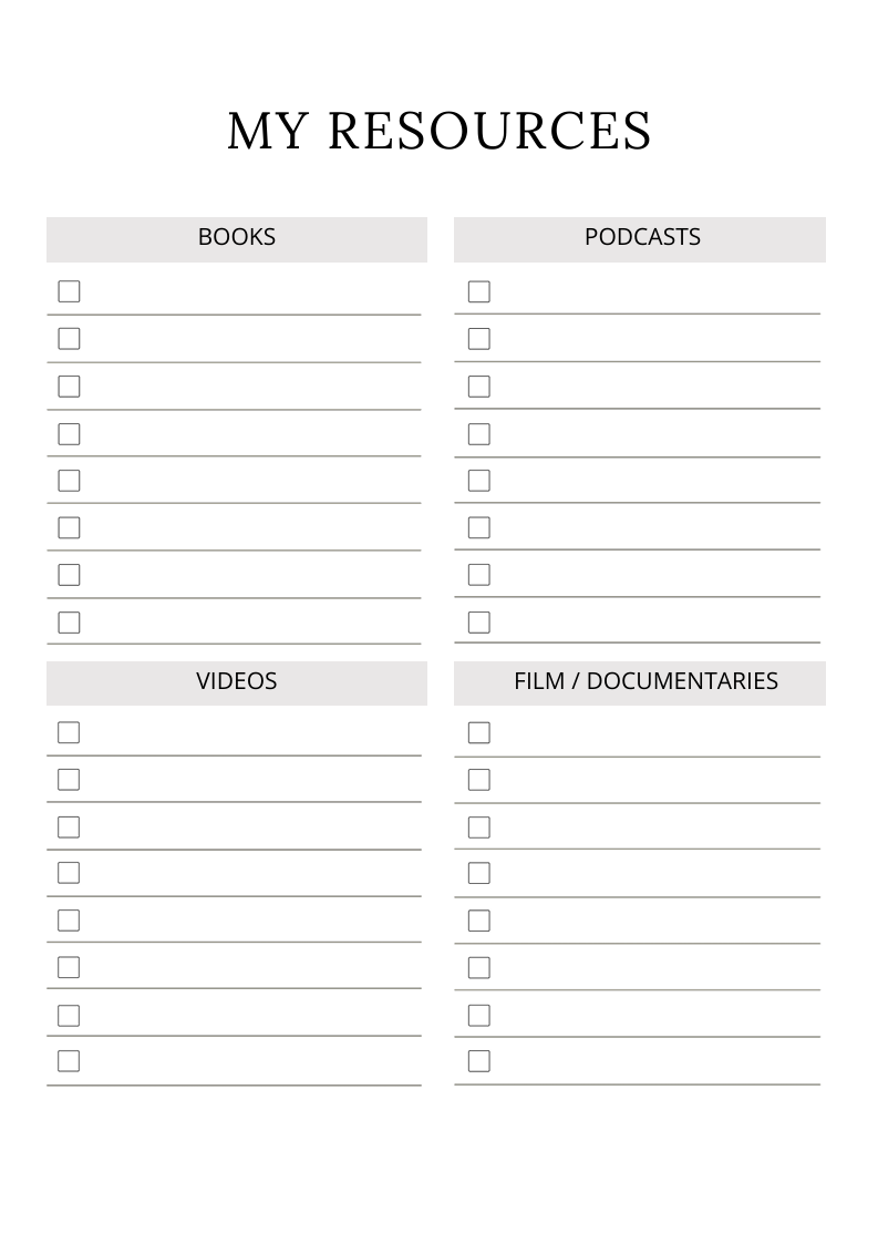 Planner Personal Growth