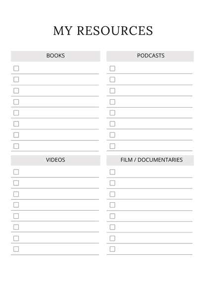 Planner Personal Growth