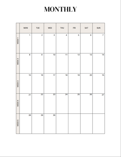 Planner Social media
