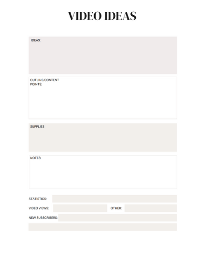 Planner Social media