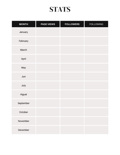 Planner Social media