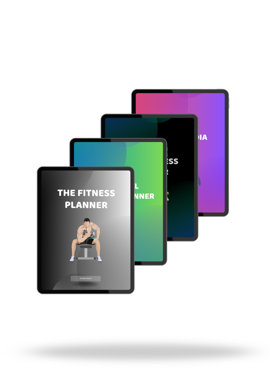 Zestaw 4 Plannerów Planner Business +Planner Social Media+Planner Fitness + Planner Personal Growth
